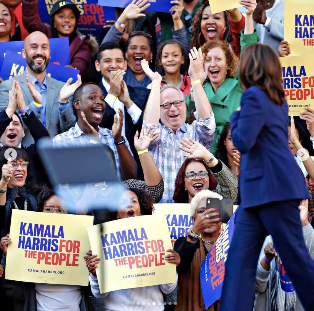 Kamala harris detroit rally photos