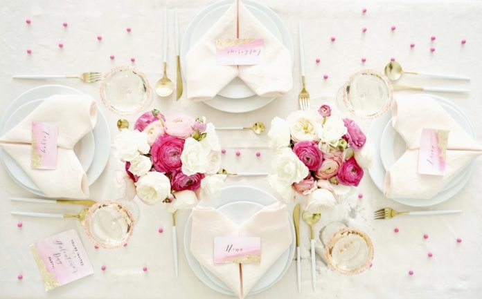 Galentine Styled Table Love
