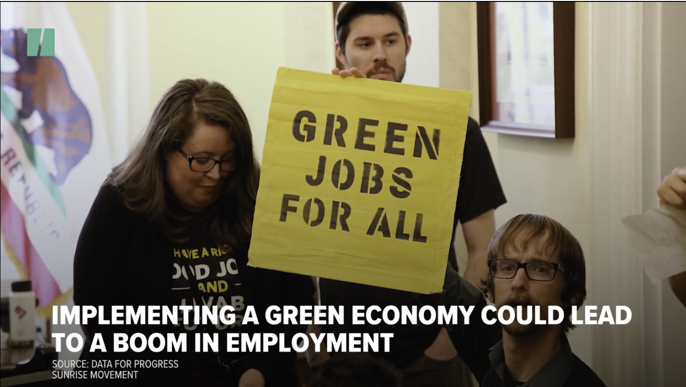 Image result for images of AOC AND GREEN NEW DEAL