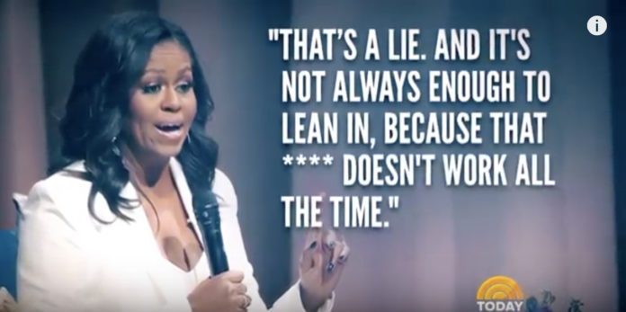 Michelle Obama Lean In Be Authentic