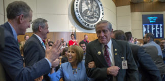 Meet Michelle Lujan Grisham: The First Democratic Latina Elected State Chief Executive in the History of the United States Lujan Grisham Sworn In Belatina