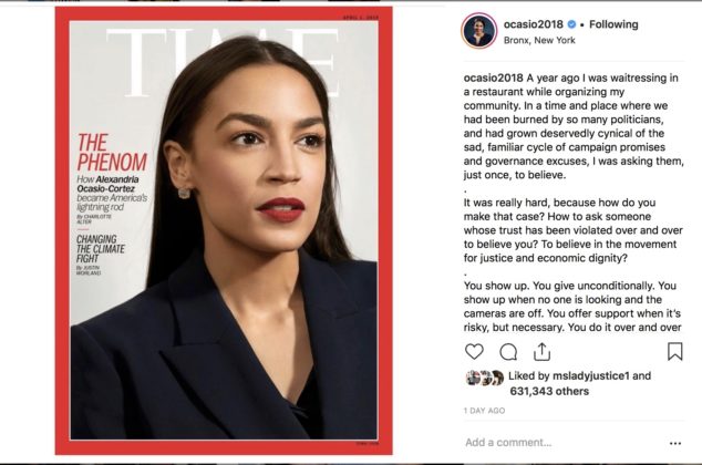 Alexandria Ocasio-Cortez is Shaping Up to Be the Cover Girl of 2019 ...