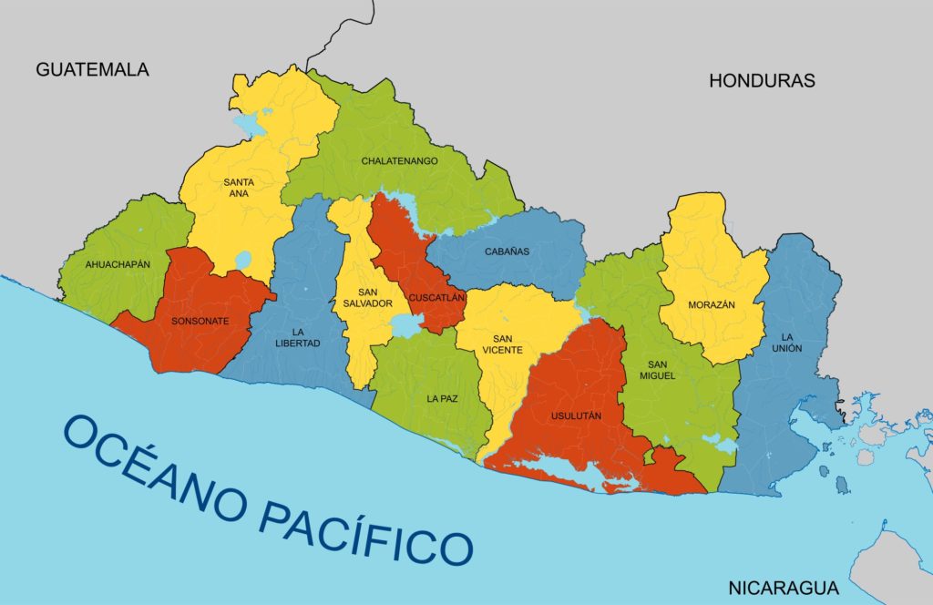 Map El Salvador BeLatina Indigenous 