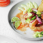 Ceviche Recipe Showdown and Why We Love It For Brunch and Beyond SHRIMP IN RED AGUACHILE Chelada Especial Ceviche