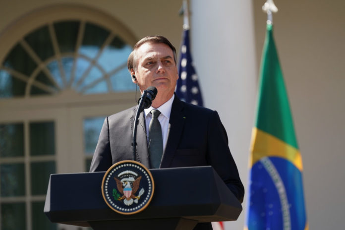 resident Trump Holds Joint Press Conference With Brazilian President Bolsonaro