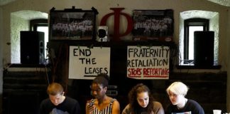 Swarthmore Student Protesters Demand End of On-Campus Phi Psi Fraternity, Following Release of Offensive Documents Swarthmore College disband fraternitie