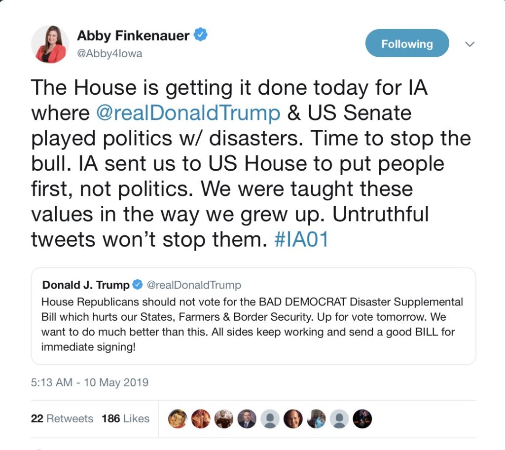 Youngest Women Abby Finkenauer Twitter May 10 2019