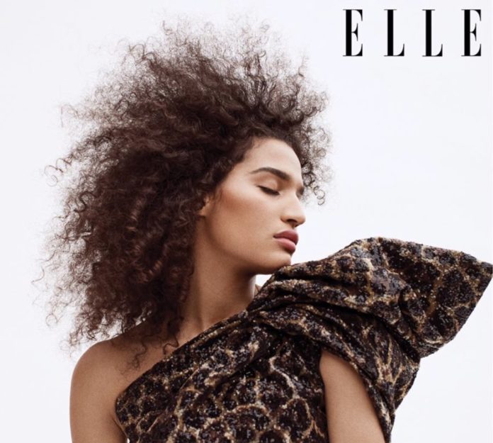 Indya Moor Elle Cover Trans Belatina