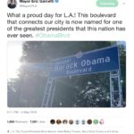 This Weekend Was a Big Weekend for Black Icons Mayor Garcetti Obama BLVD Belatina