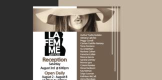 La Femme Artiste Debuts a New Show at PVAA in Montclaire, CA FB Feature Artiste Exhibition Belatina