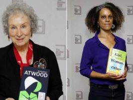 Margaret Atwood and Bernardine Evaristo BeLatina booker prize