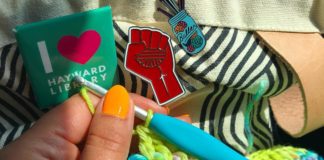 Stitching the Link Between Knitting and the Art of Protest Knitting non trump supporter BELatina