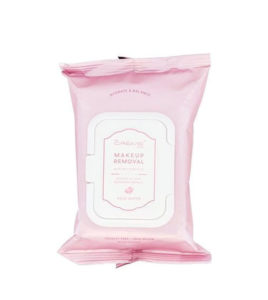 the creme shop Rose Water Makeup Removing Wipes