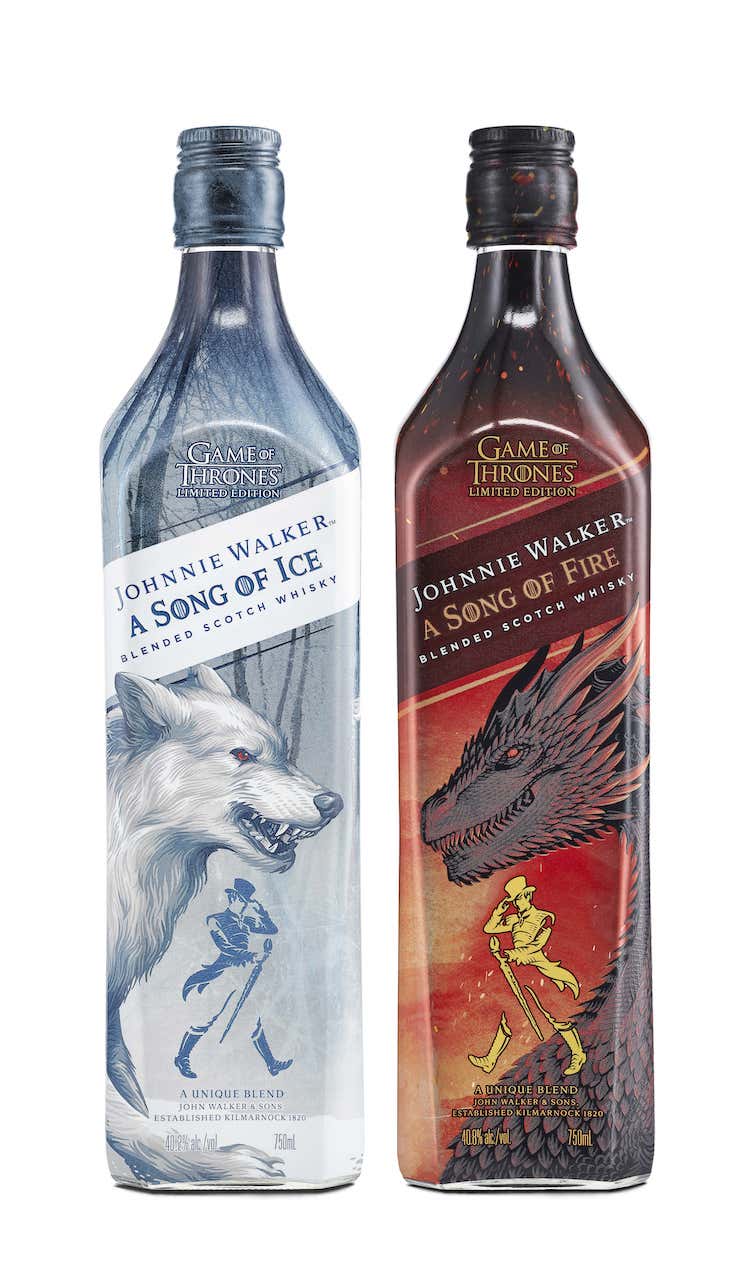Johnnie Walker A Song of Ice and Johnnie Walker A Song of Fire Black Friday