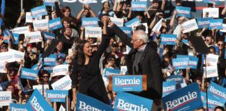 With Julián Castro Out of the Picture, Latinos Turn Their Attention to Bernie Sanders Bernie Sanders AOC