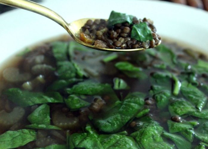 lentil spinach soup belatina