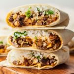 A Case for Going Vegan This Lent vegetarian bean rice burrito