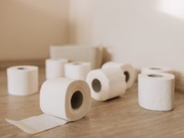 white toilet paper BELatina