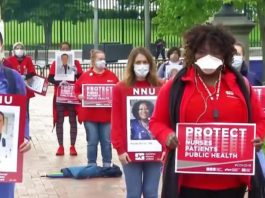 White House nurses protest Belatina