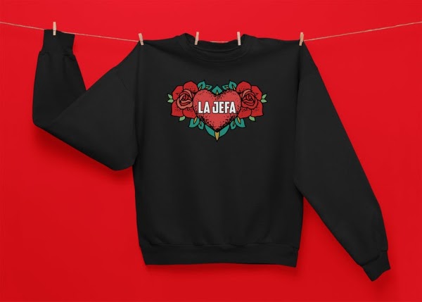 Queen Rosa Shop La Jefa Sweater BeLatina Latinx
