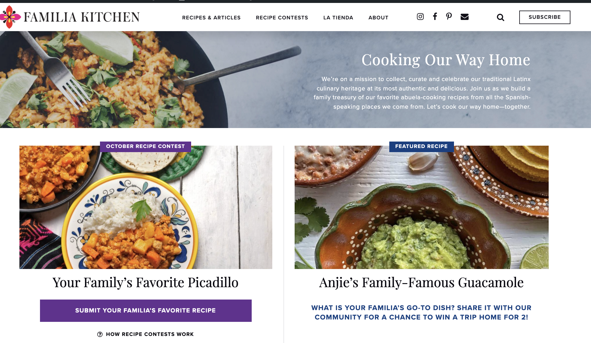 Familia Kitchen Web BELatina Latinx