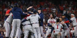 Braves Win World Series for the First Time Since 1995 Thanks to a Powerful Roster of Latino Players Photo courtesy of the guardian.com belatina, latinx