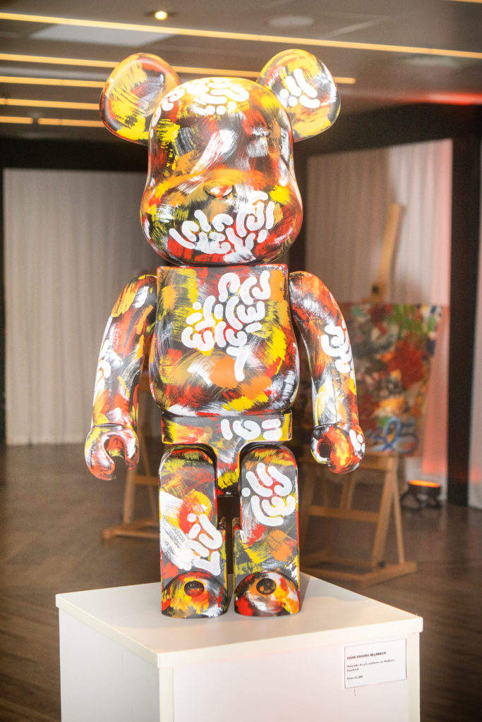 “Hand Painted Bearbrick” by Lefty Out There Belatina, latinx