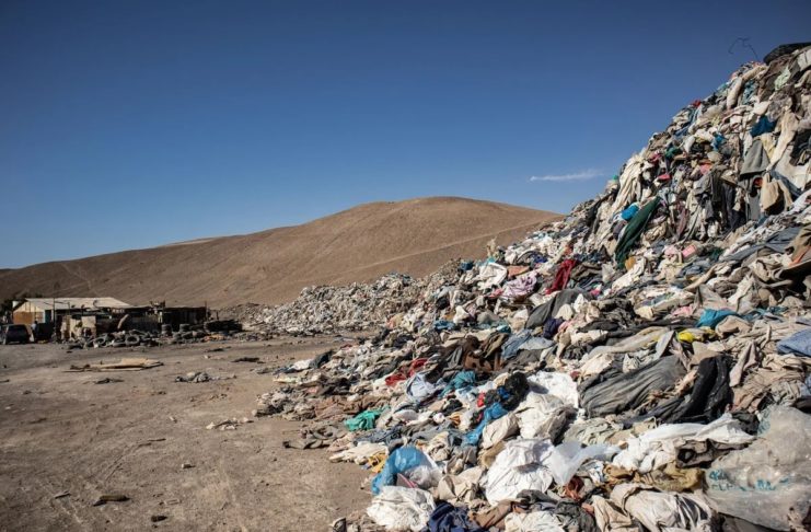 Toxic desert of used clothing Chile BELatina Latinx