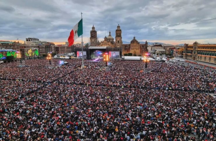 Grupo Firme Surpasses Vicente Fernández and Breaks Attendance Record at Mexico City’s Zócalo Belatina latine