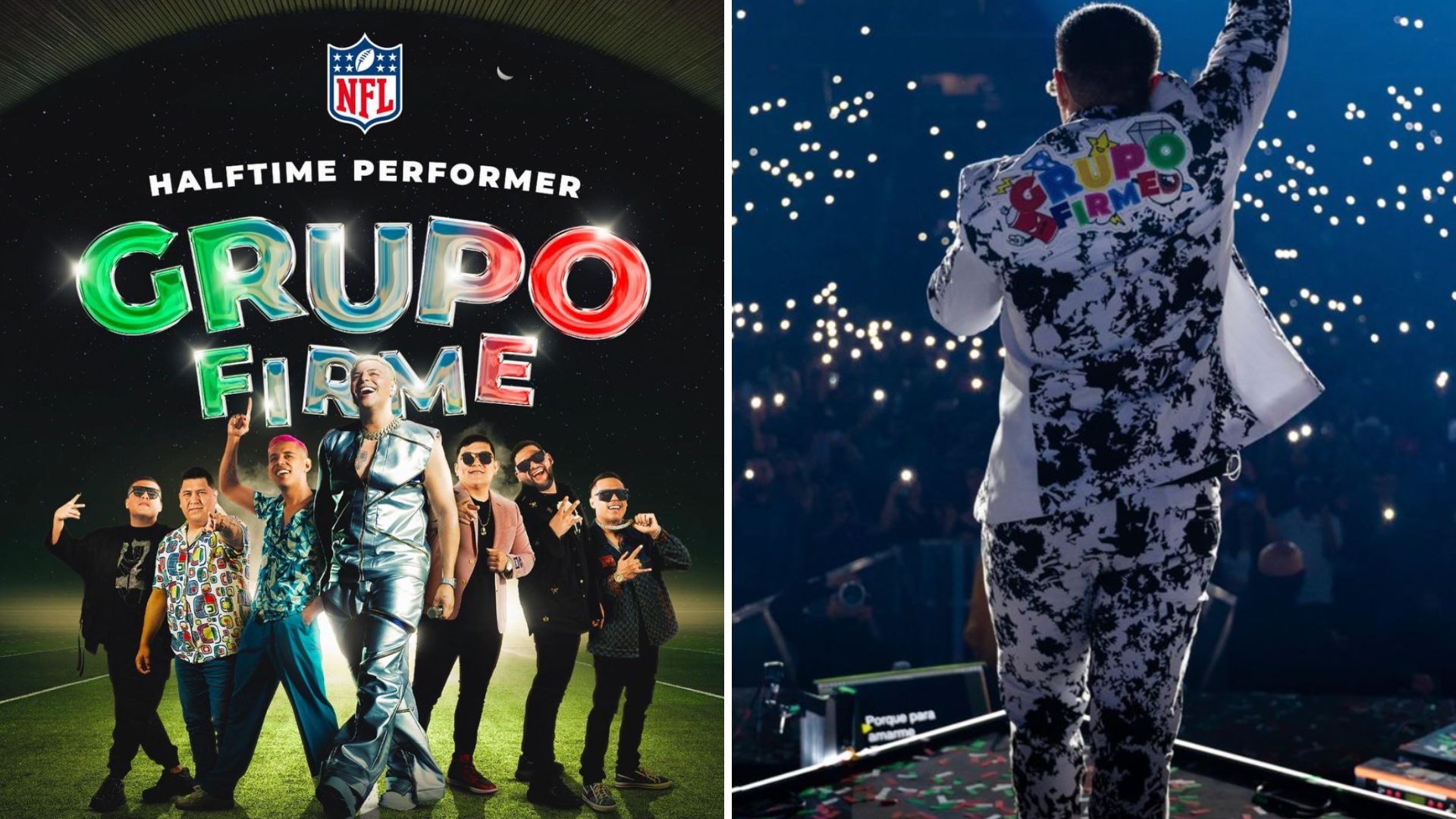 NFL Fans Light Up During Grupo Firme's MNF Halftime Show