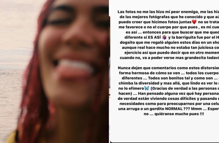 Karol G Responds to a Comment about Her Weight and Inspires Others to Love Their Body