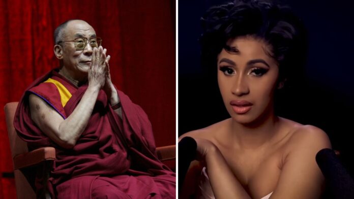 Afro-Latina Rapper Cardi B Urges People to Protect Their Children After the Dalai Lama was Filmed Asking a Child to ‘Suck His Tongue’