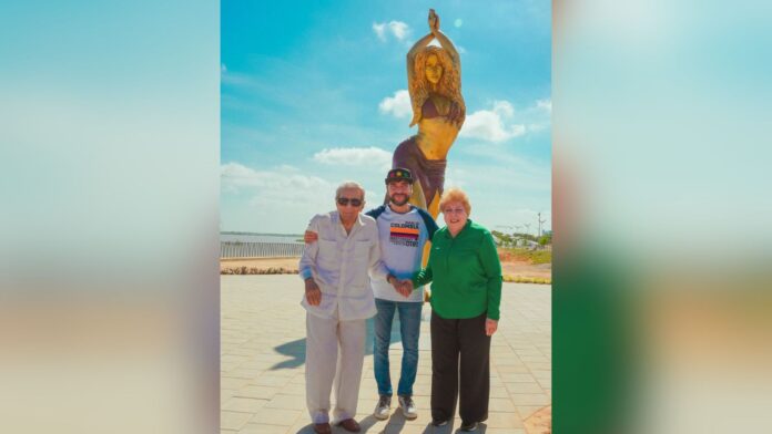 Shakira’ Family Represented Her at the Unveiling of Her Statue in Barranquilla 