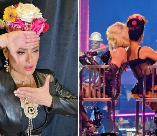 Salma Hayek Paid Tribute to Frida Kahlo When She Got on Stage with Madonna Over the Weekend xSalma Hayek Paid Tribute to Frida Kahlo When She Got on Stage with Madonna Over the Weekend