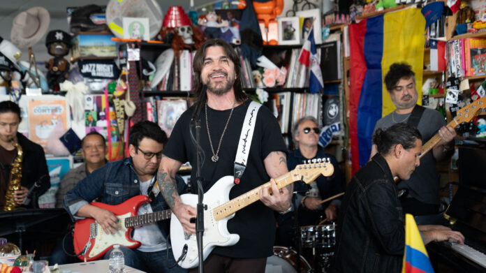 Juanes Celebrates Latin Music at NPR’s ‘El Tiny’ for Latino Heritage Month