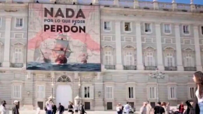 Spain’s Far-Right Political Party Vox Goes Viral with AI Banner Featuring the Slogan ‘Nothing to Apologize For’  