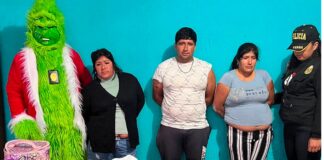 The Grinch Leads Police Raid Against Peruvian Drug Gang The Grinch Leads Police Raid Against Peruvian Drug Gang