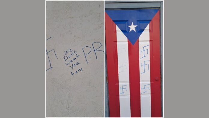 Swastikas and Hate Messages Target a Puerto Rican and Mexican Restaurant in Iowa 