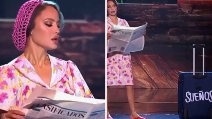 Dominican Contestant Gemmy Quelliz Moves the Room with a Monologue Celebrating the Strength and Creativity of Latinas on Miss Universo Latina Reality