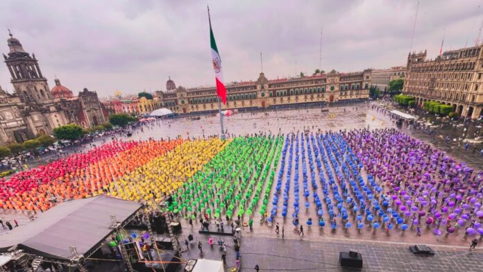 Mexico City Creates Largest LGBTQ+ Flag During Pride Month