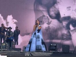 Angela Aguilar Made a Silent Statement in Her Latest Performance Wearing a Breathtaking Look Woven from 'Rebozo' Carrying Generations of 'Mexicanas'