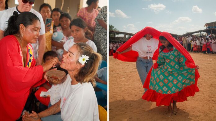 Karol G Starts the Con Cora Tour Alongside Indigenous Women and Children in La Guajira