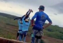 A 21-Year-Old Brazilian Woman Was Pushed Off a Bridge for a Bungee Jump Without Her Safety Rope Attached A 21-Year-Old Brazilian Woman Was Pushed Off a Bridge for a Bungee Jump Without Her Safety Rope Attached