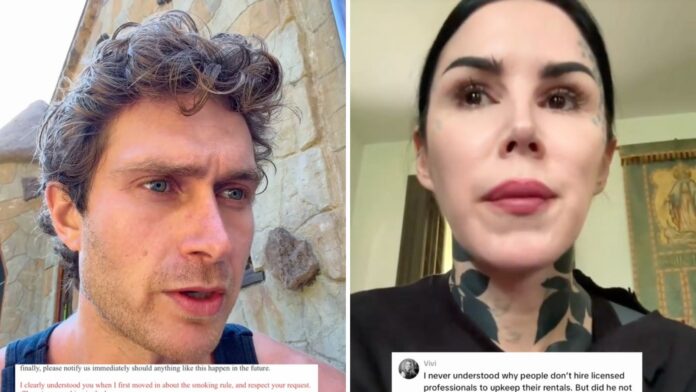 Argentine American Star Kat Von D Is Being Accused of Burning Down a Rental Property and the Man Making the Claim Has Been Waiting Years to Say It 12:11 PMClaude responded: Argentine American Star Kat Von D Is Being Accused of Burning Down a Rental Property and the Man Making the Claim Has Been Waiting Years to Say It Argentine American Star Kat Von D Is Being Accused of Burning Down a Rental Property and the Man Making the Claim Has Been Waiting Years to Say It