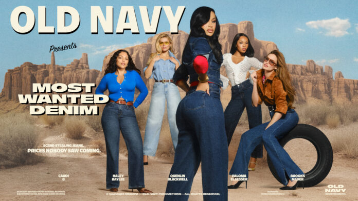 Old Navy's Fall Denim Campaign Features Cardi B Because Afro-Latina Resilience Deserves to Be at the Center of Everything